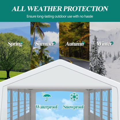 20' x 20' Canopy Party Tent & Carport