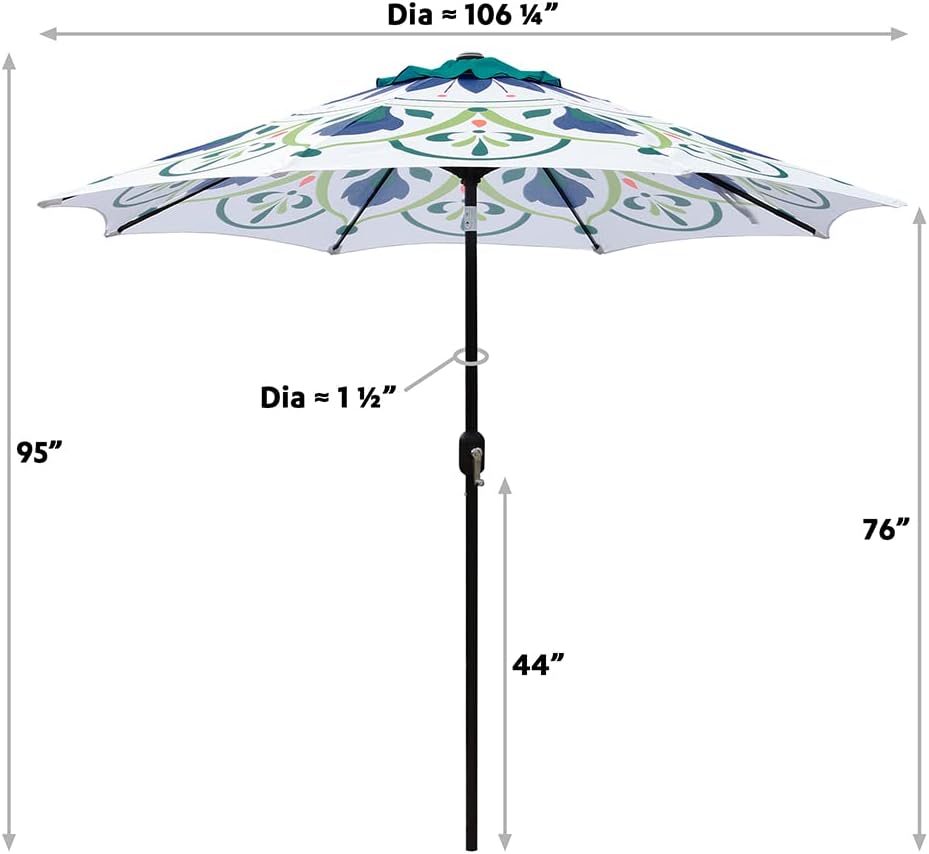 107.8'' Patio Umbrella