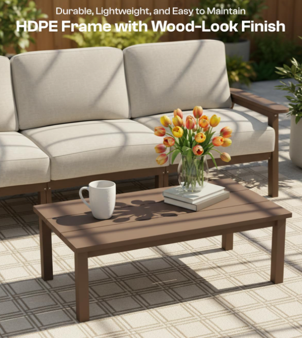 4 Piece Patio Furniture Set with Umbrella