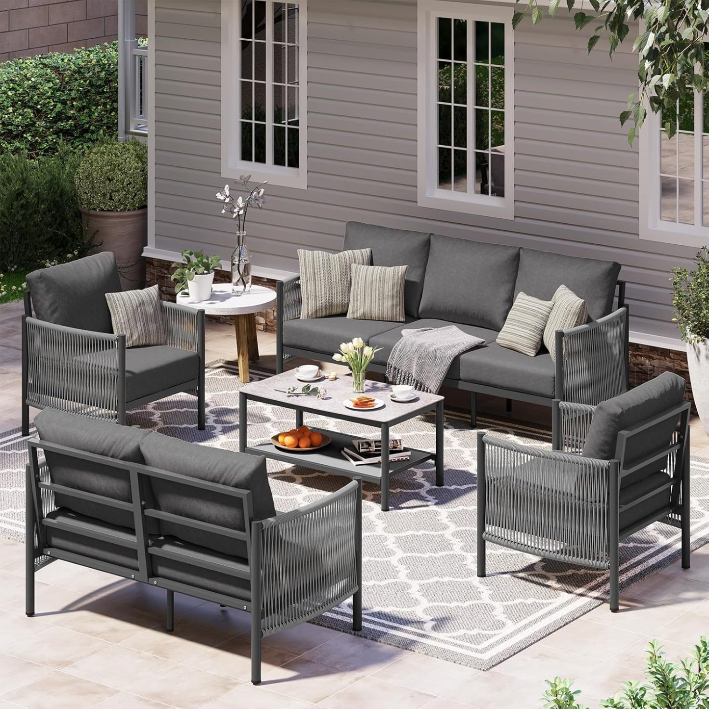 Aluminum Outdoor Patio Furniture Set 