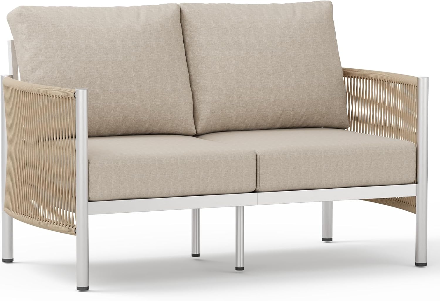 Aluminum Outdoor Patio Couch Loveseat