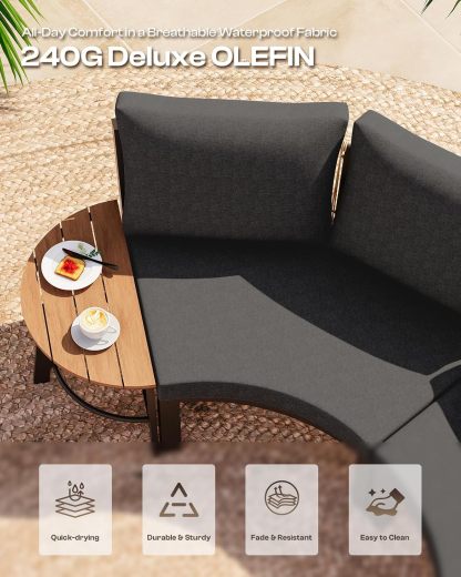 Outdoor Aluminum Patio Furniture Set