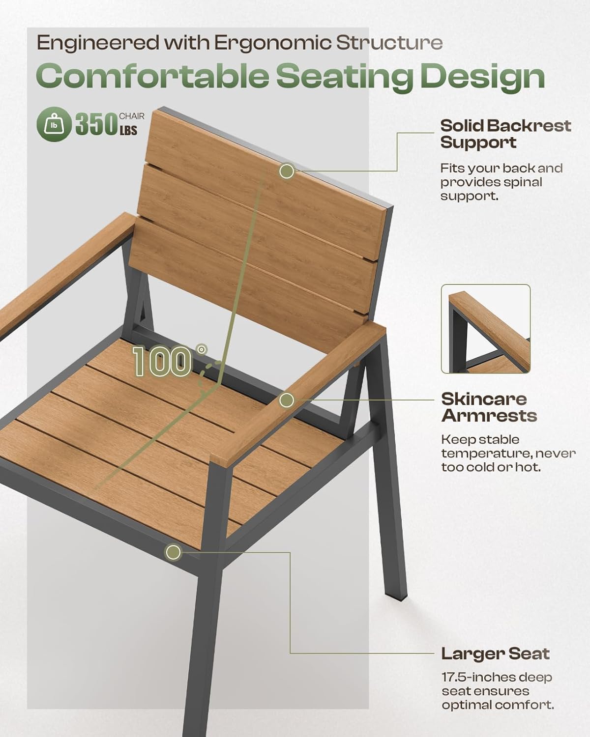 Outdoor Dining Set for 6