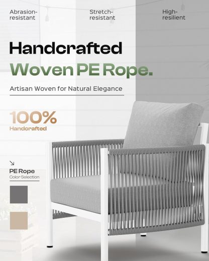 Aluminum Outdoor Sofa Armchair