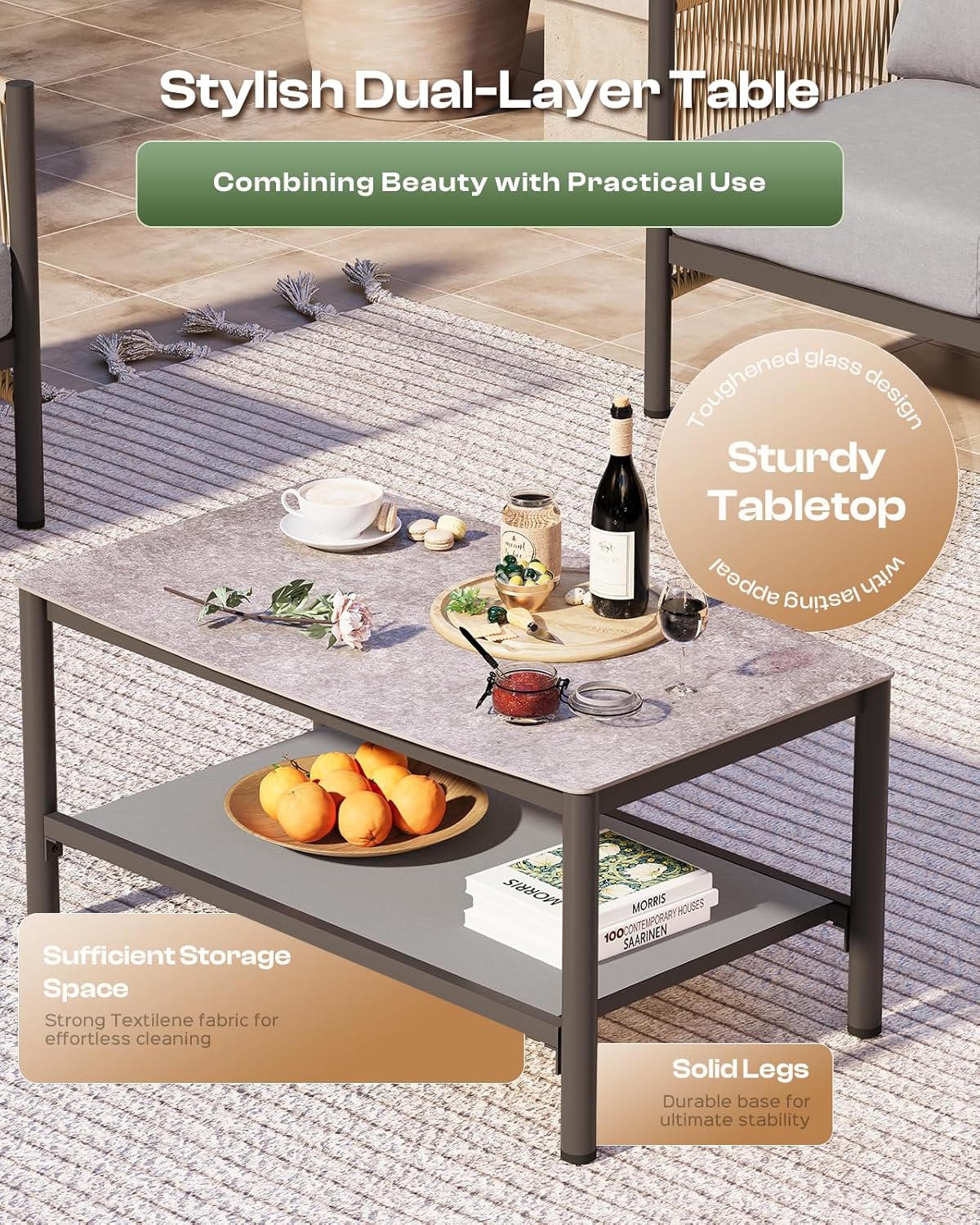 Aluminum Outdoor Patio Furniture Set