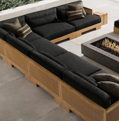 6 Pcs Solid Teak Wood Furniture Set