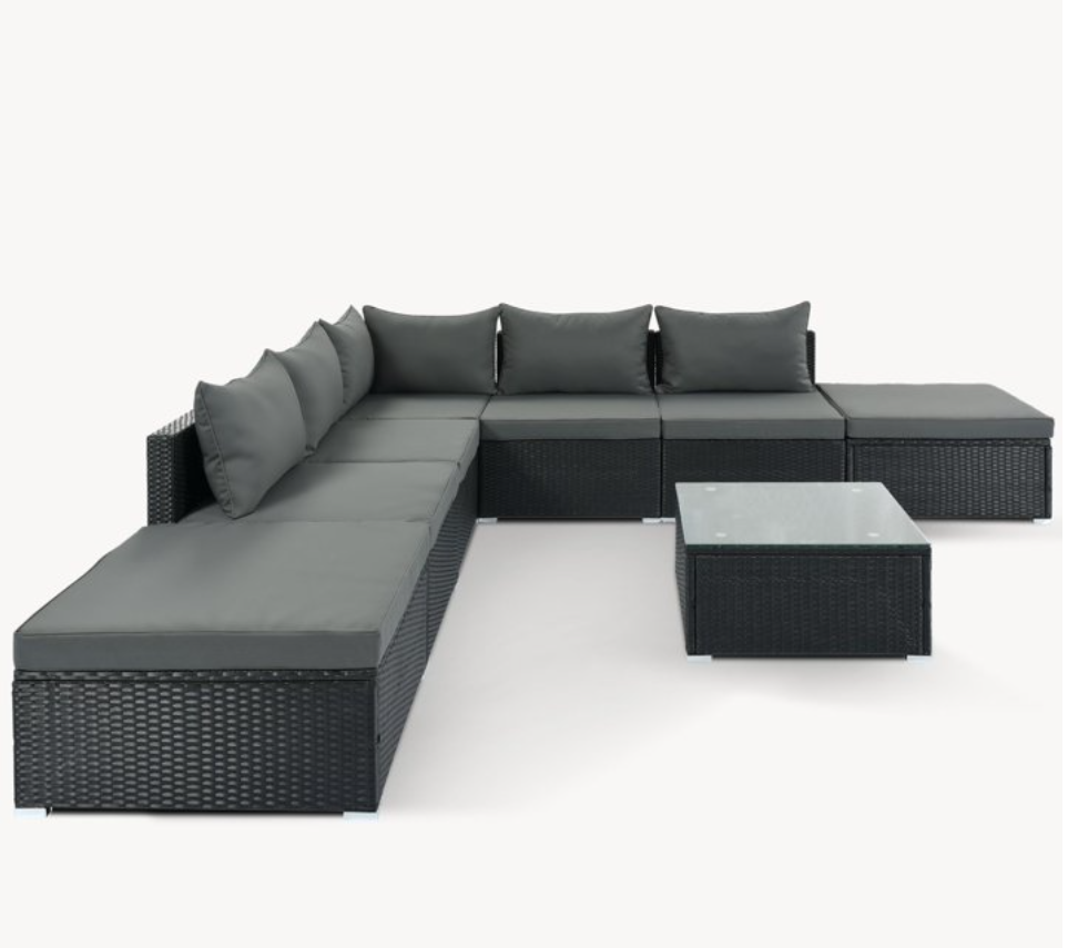 8 Pieces Outdoor Patio Furniture Set