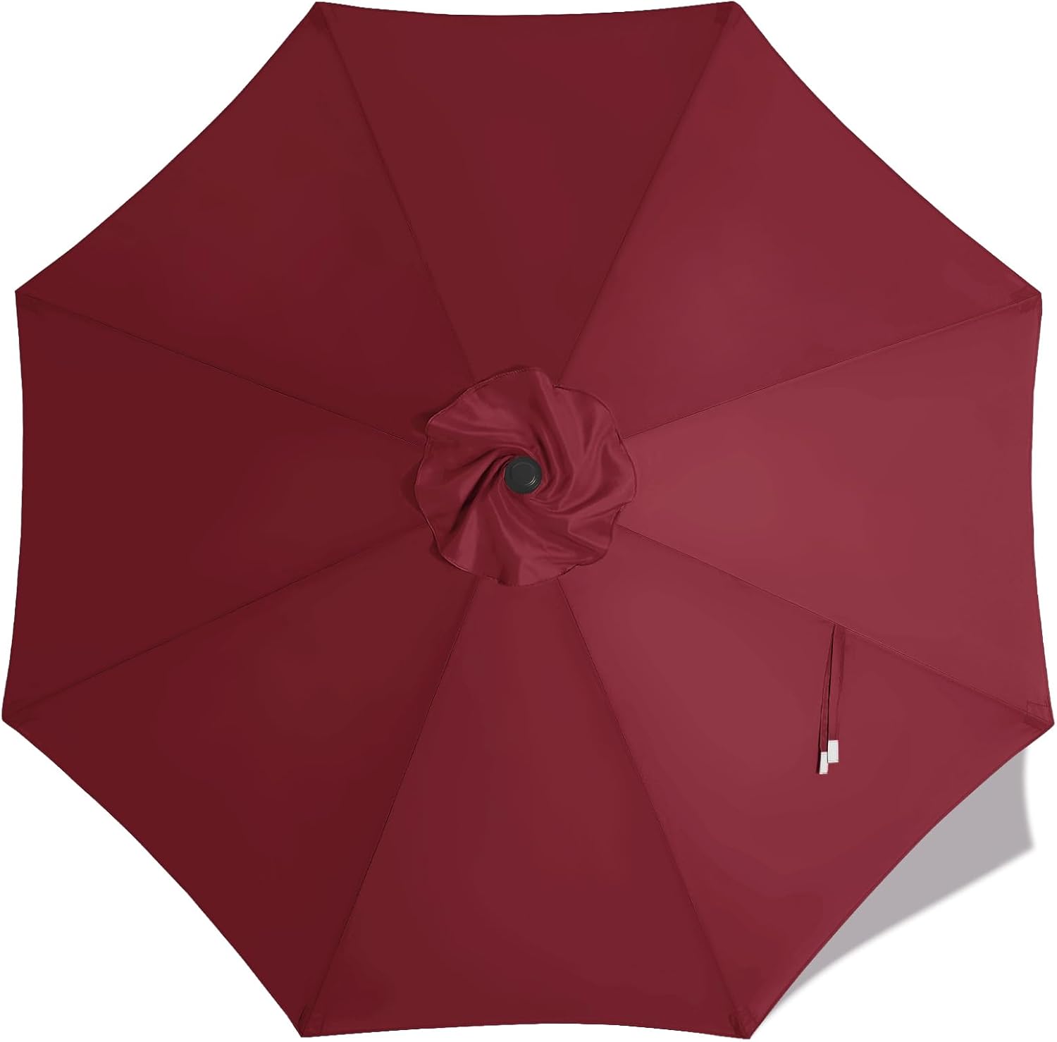Patio Umbrella 9 ft Replacement Canopy Burgundy