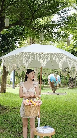 MIAMI Umbrella Premium Macrame for Deck