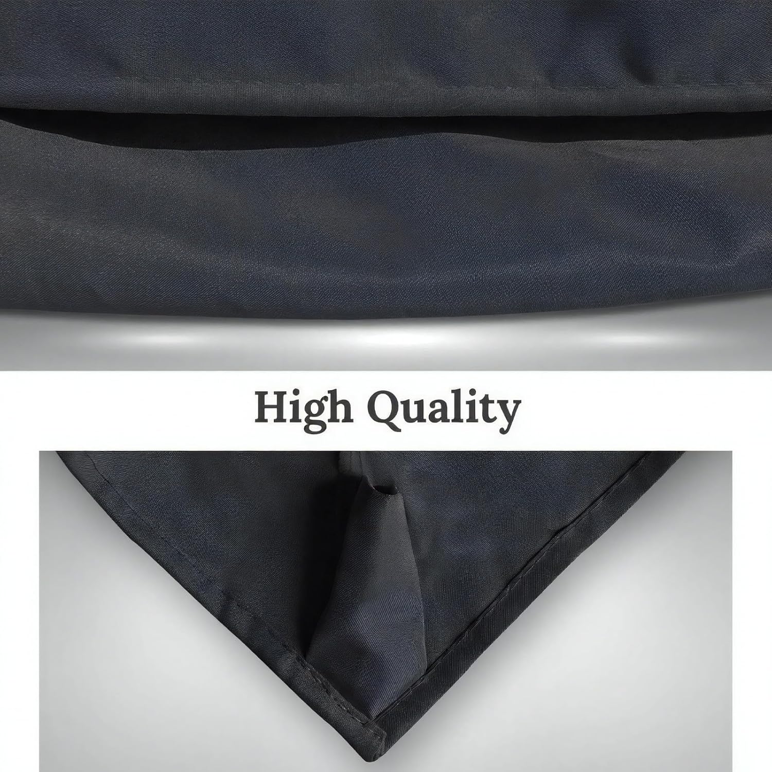 Outdoor Patio Umbrella Replacement Canopy 6 Ribs Gray