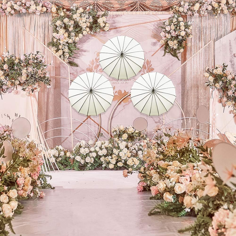 Pagoda Peak Old-fashionable Ingenuity Umbrella Parasol (black)