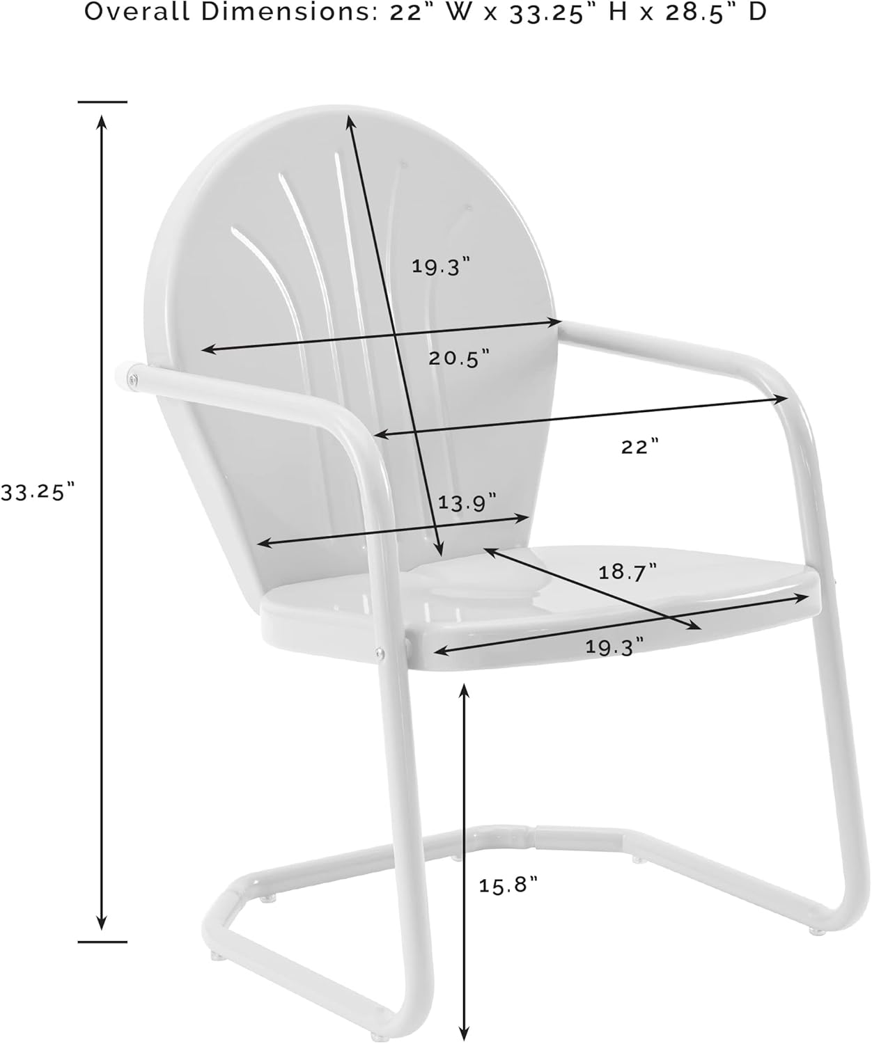 Griffith Outdoor Chair Aqua