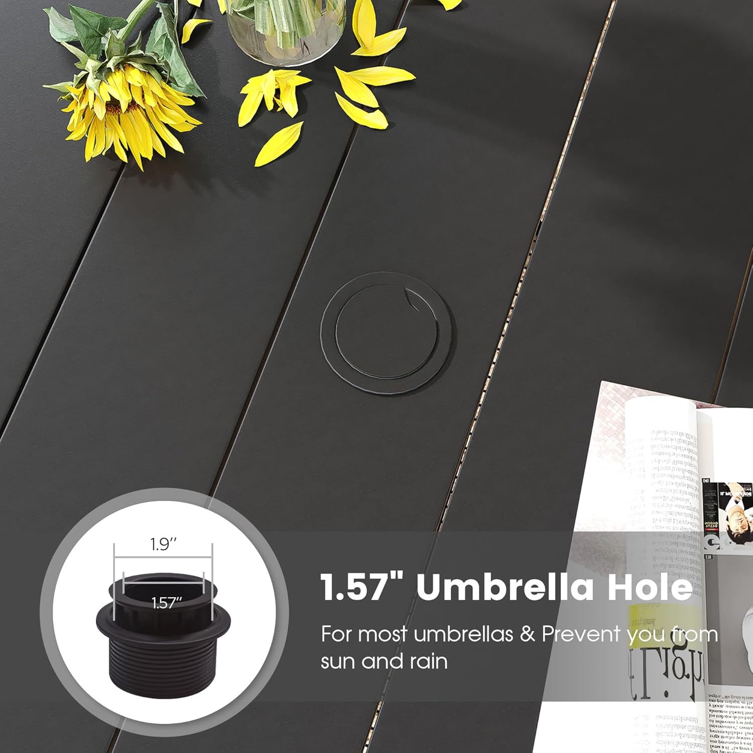 Outdoor Dining Table for 4