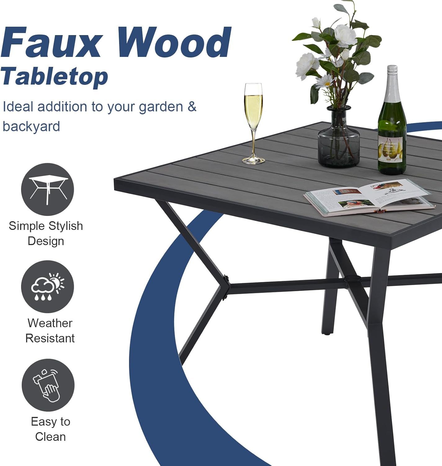 Outdoor Dining Table for 4
