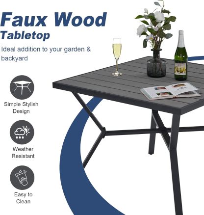 Outdoor Dining Table for 4