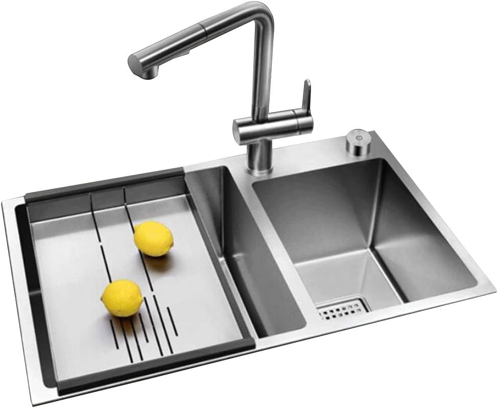 Stainless Steel Washbasin Double Bowl Sink