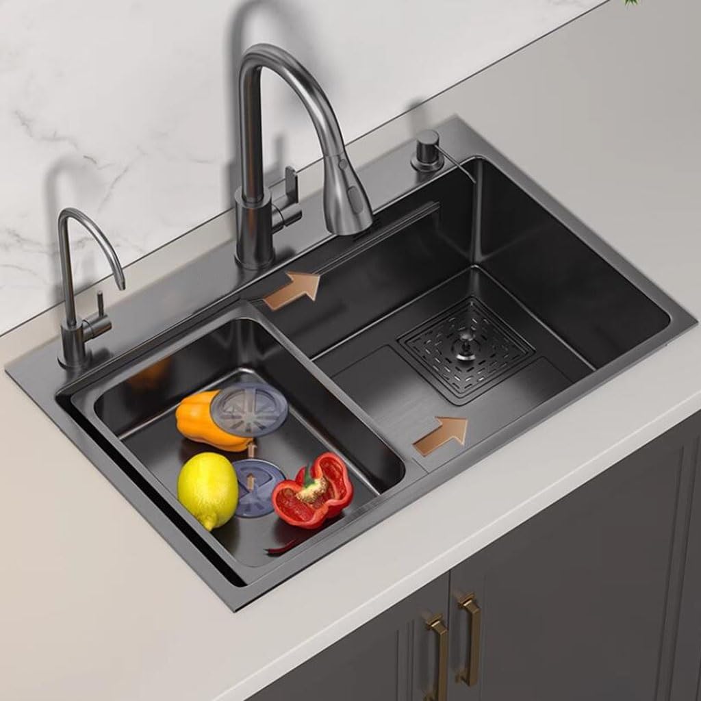 Single Bowl Practical Home Kitchen Countertop Sink