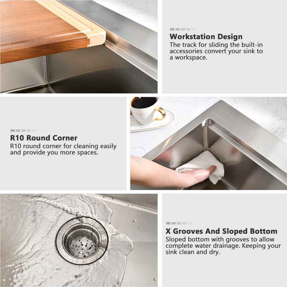 33 Inch Farmhouse Sink Drop In