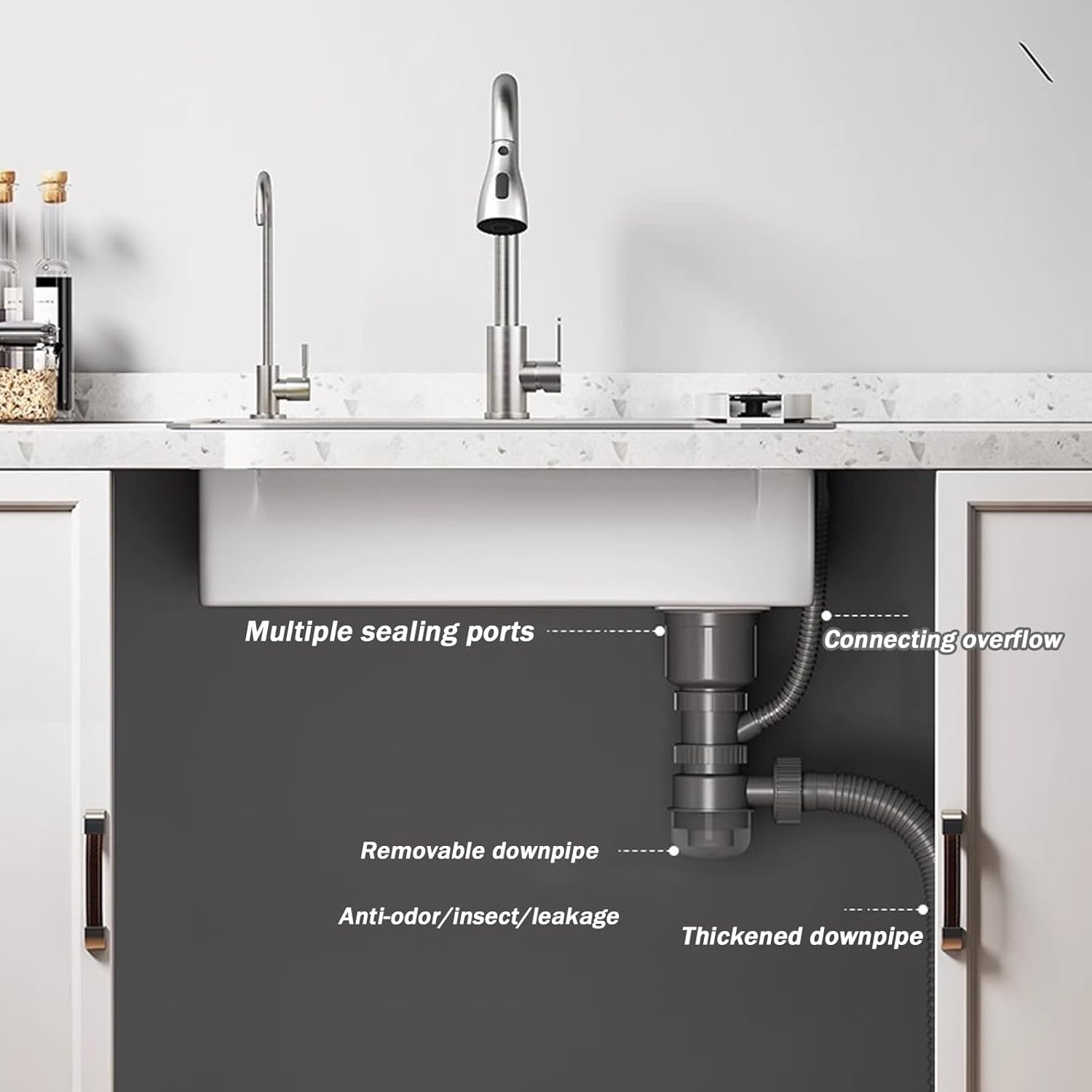 Stainless Steel Single Bowl Kitchen Sink, Drop In Kitchen Sink Workstation