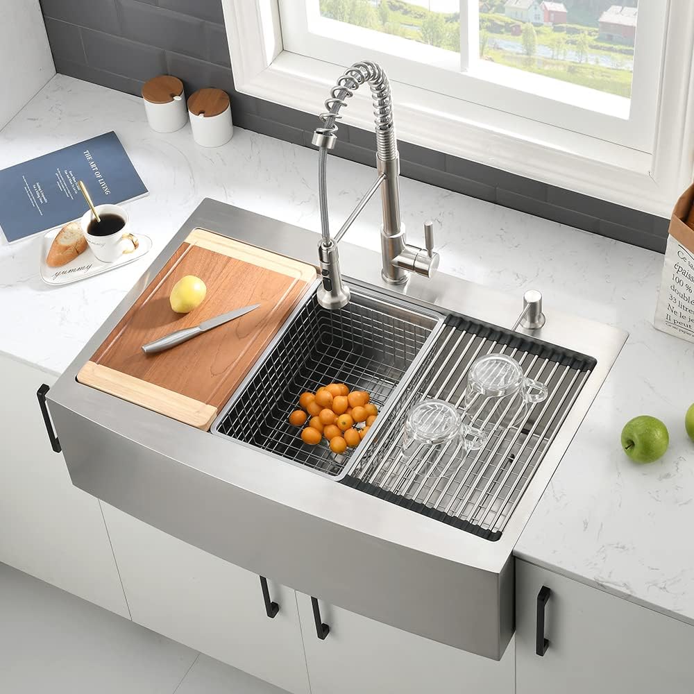 33 Inch Farmhouse Sink Drop In