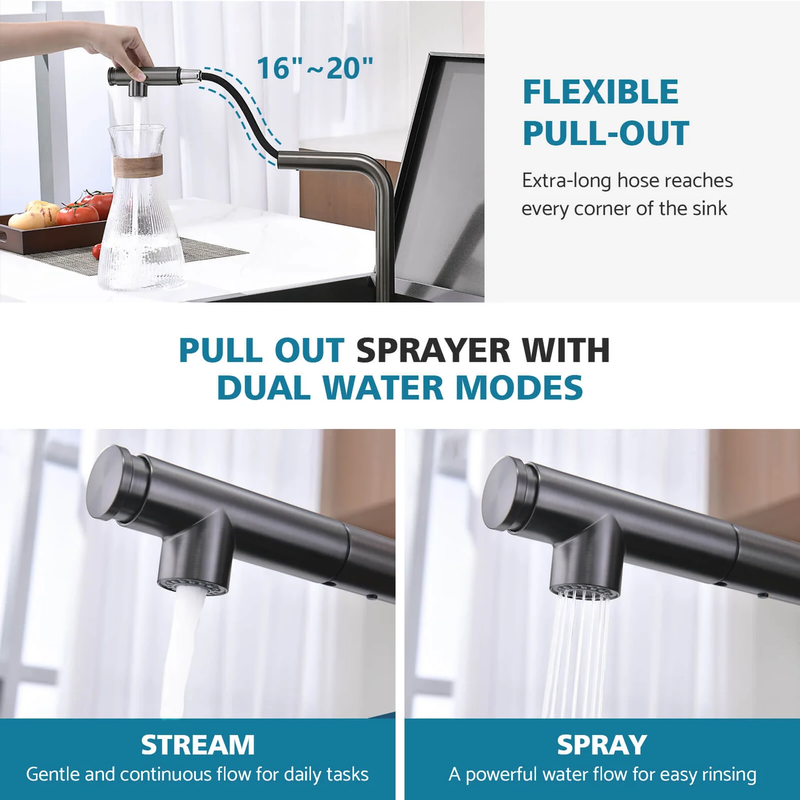 17"x17" Stainless Steel Concealed RV & Kitchen Bar Workstation