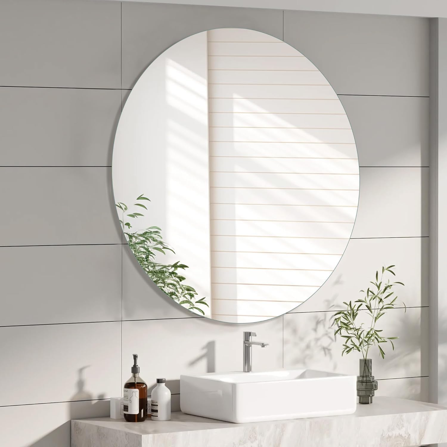 30 Inches Round Bathroom Medicine Cabinet