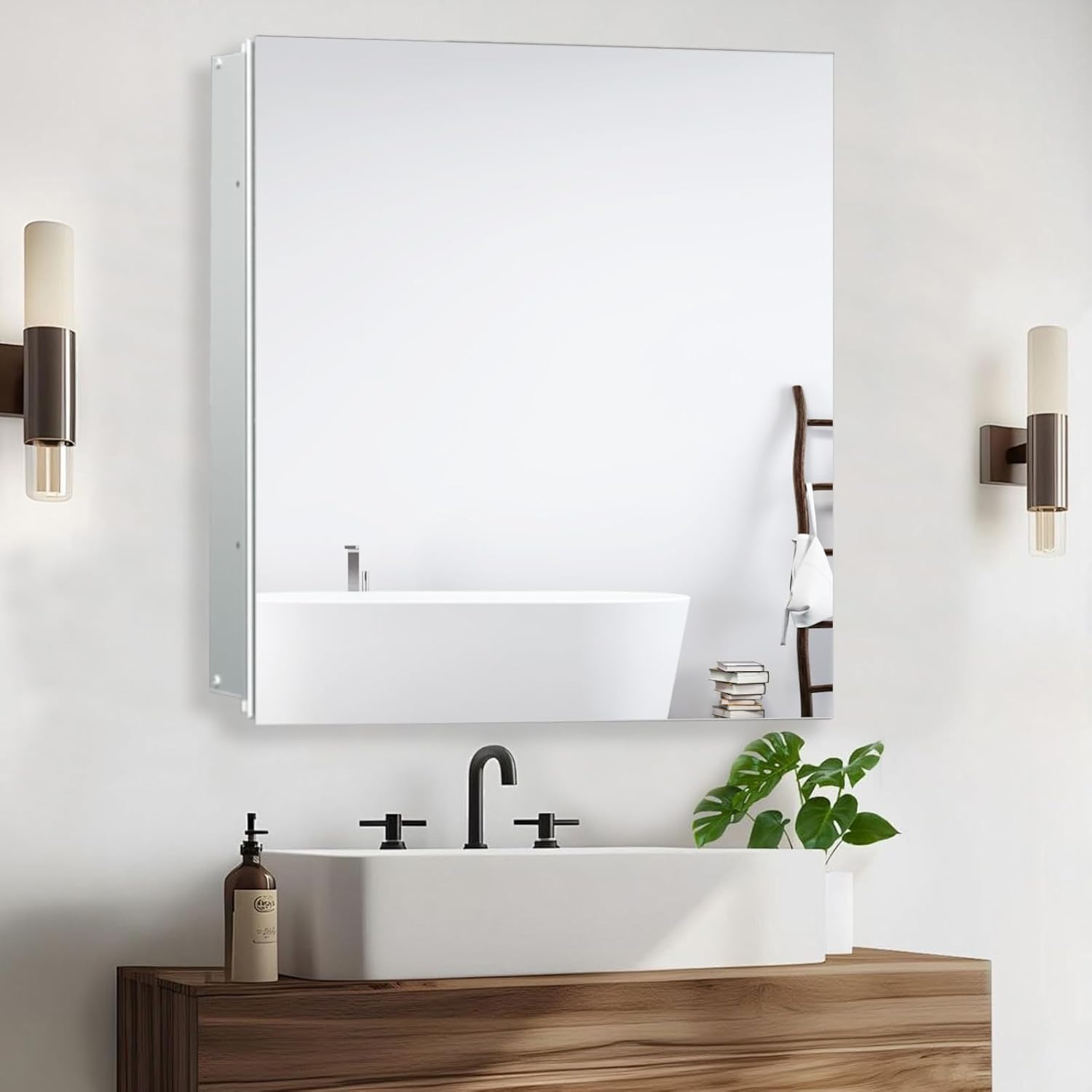 Aluminum Medicine Cabinet with Mirror