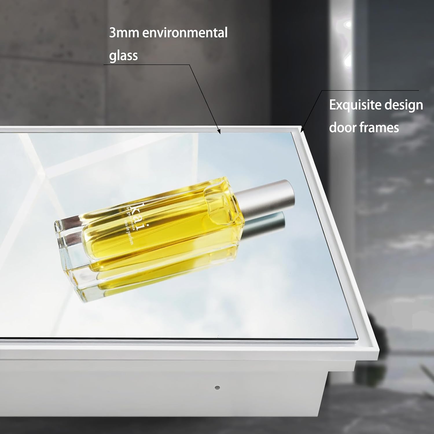 Plastic Medicine Cabinet with Mirror