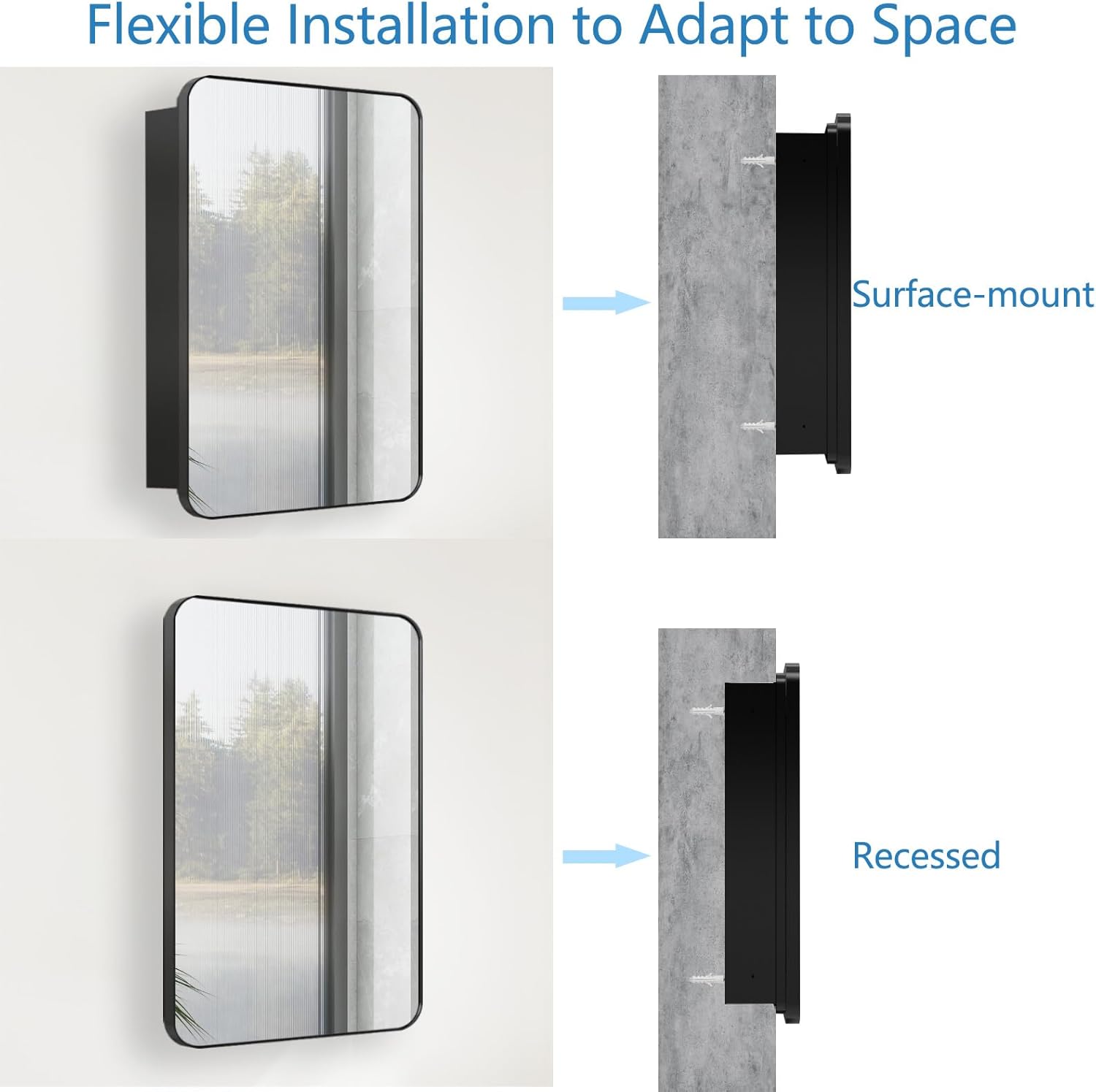 Medicine Cabinet with Mirror