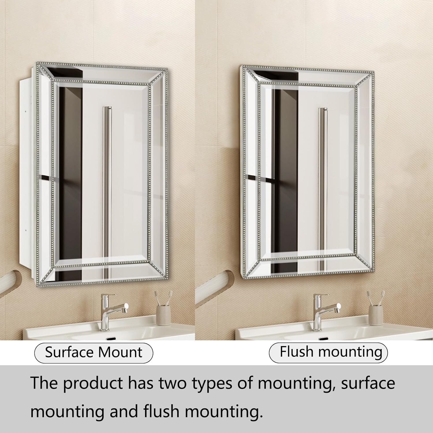 Medicine Cabinet with Mirror