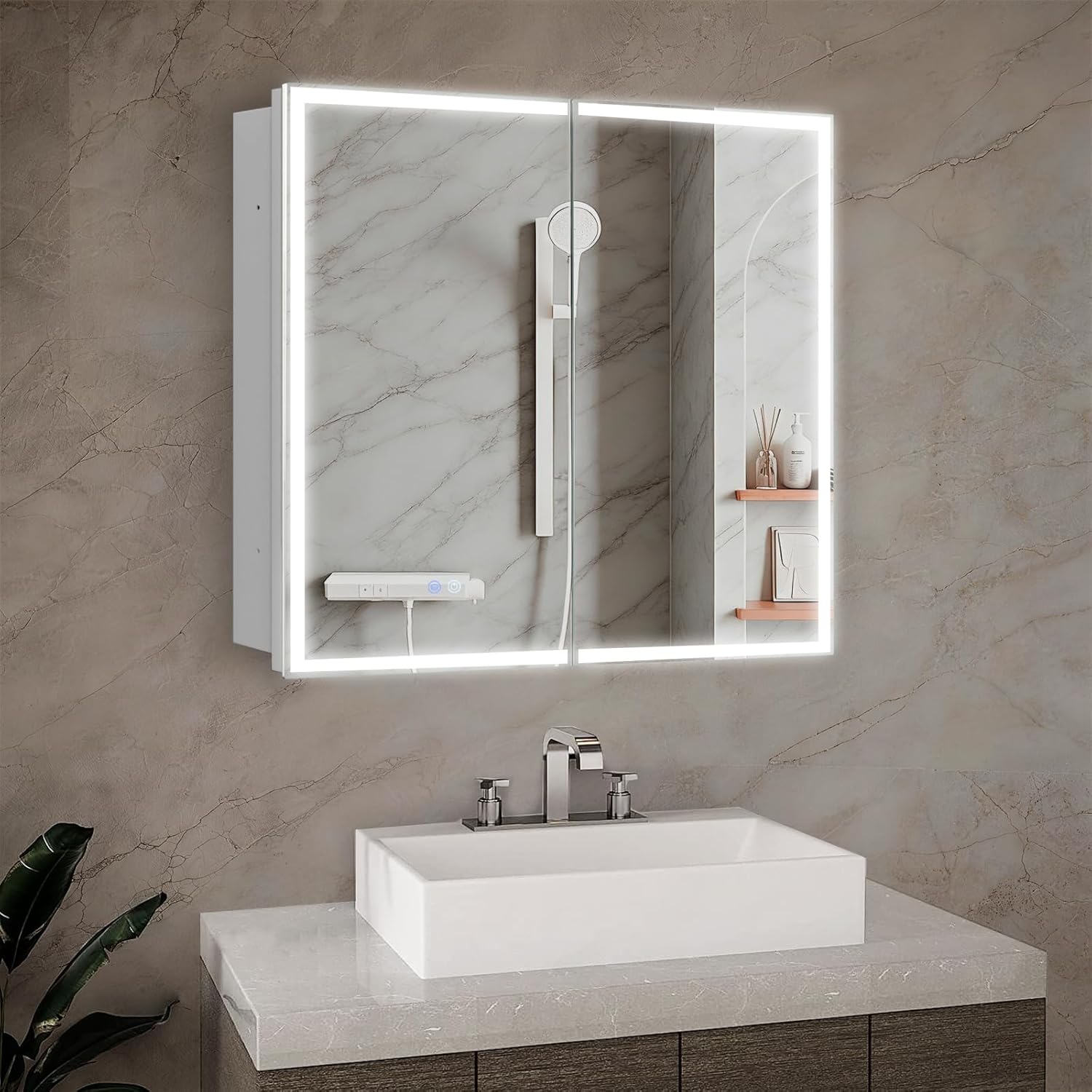 LED Medicine Cabinet with Lights