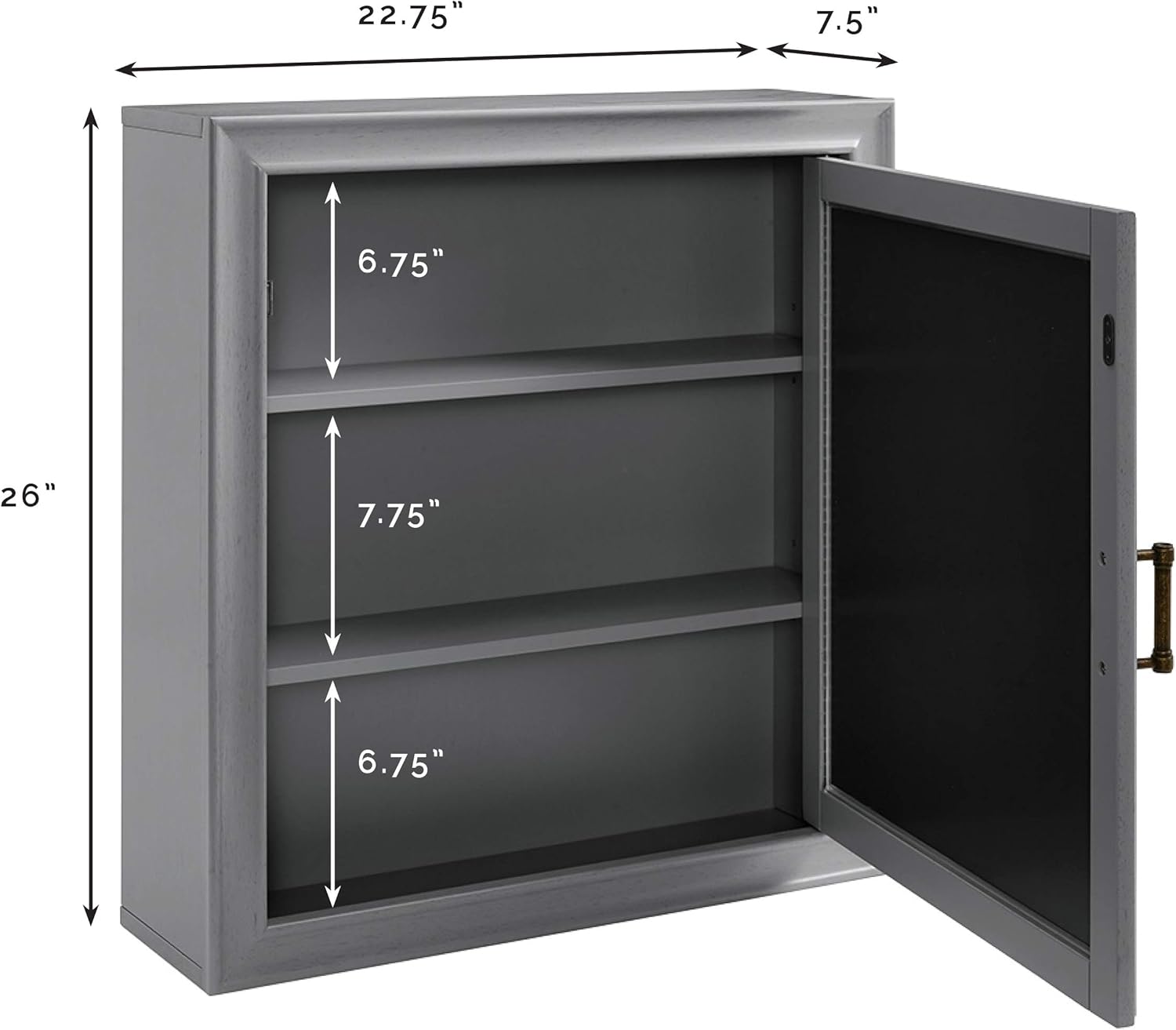 Wall Mounted Bathroom Mirror and Medicine Cabinet
