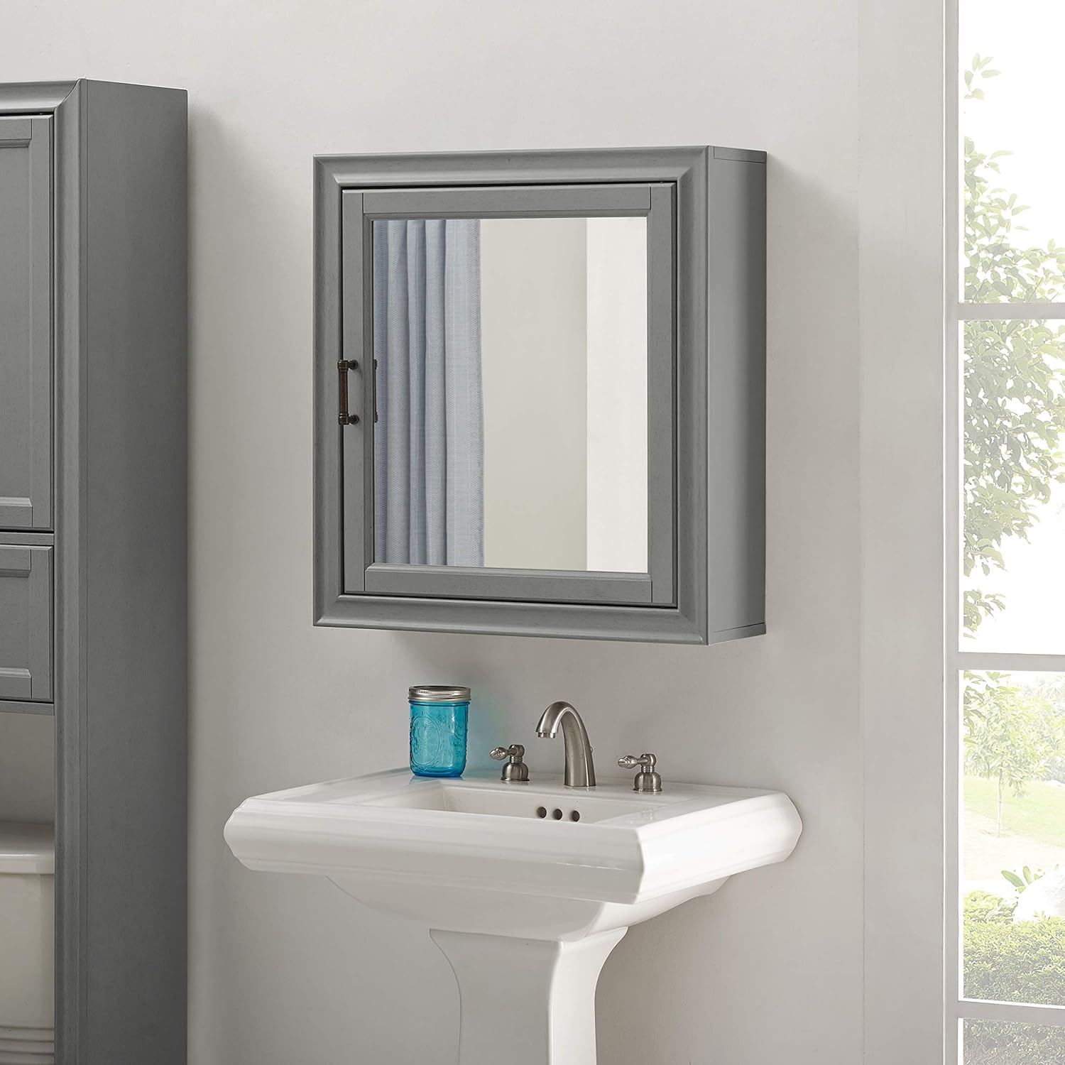 Wall Mounted Bathroom Mirror and Medicine Cabinet