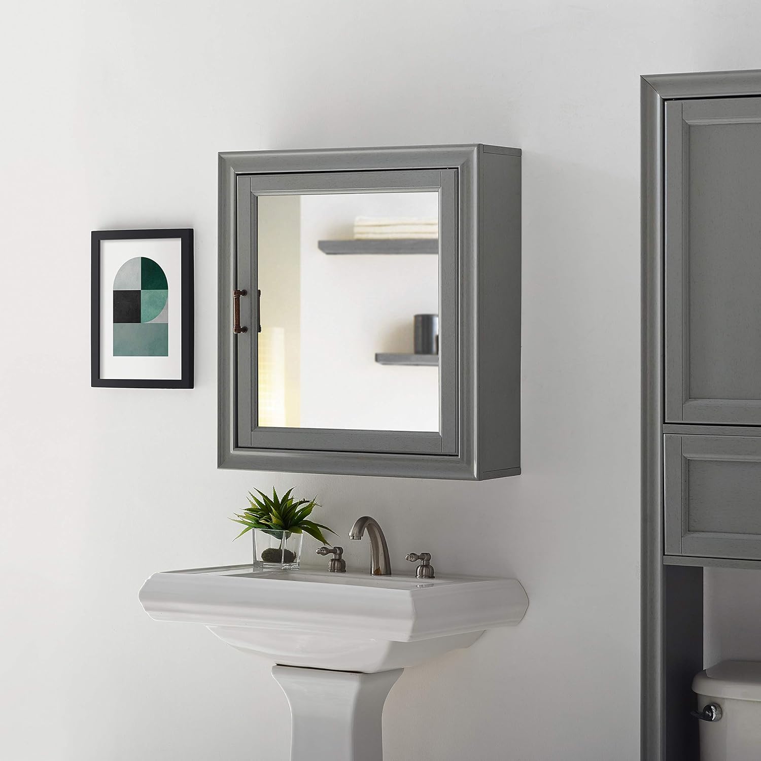 Wall Mounted Bathroom Mirror and Medicine Cabinet
