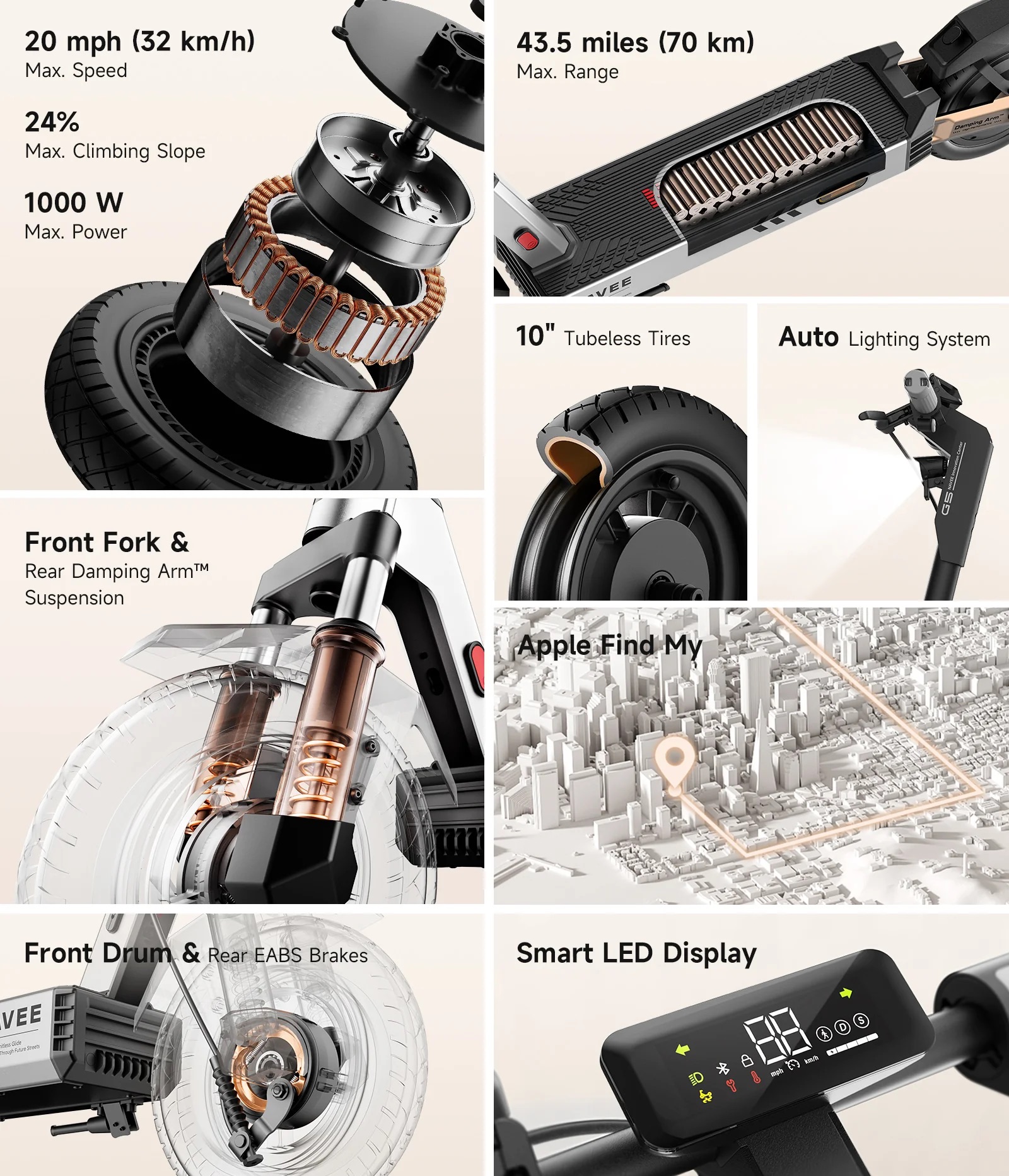 Navee G5 Max Electric Scooter