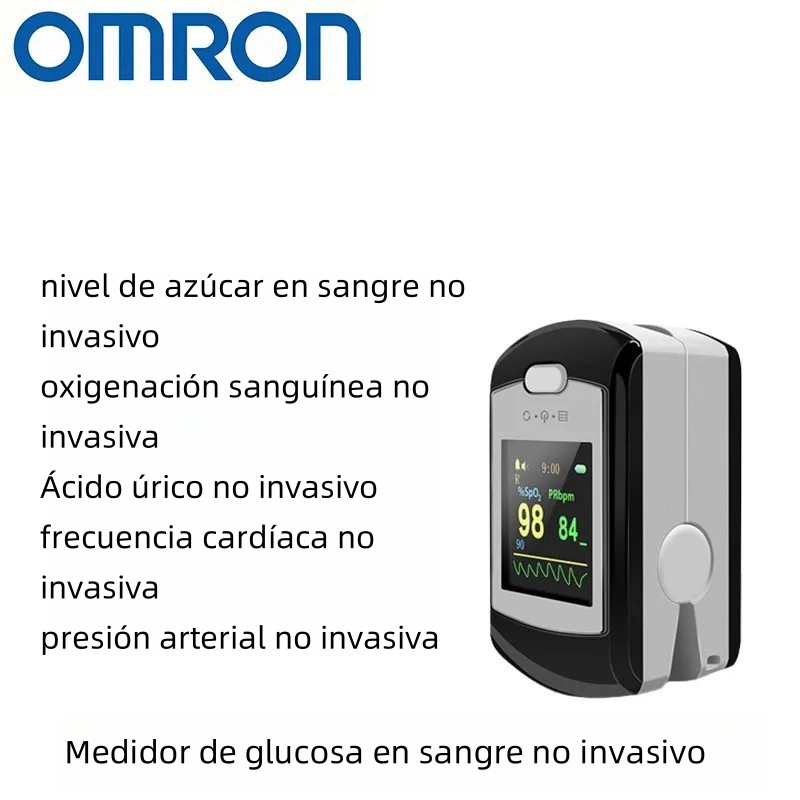 Medidor de glucosa en sangre no invasivo Omron (medición en 5 segundos/99 % de precisión)