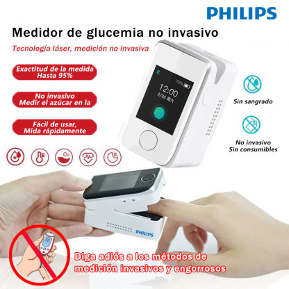 Glucómetro no invasivo de Philips, sin necesidad de extracción de sangre