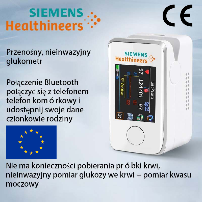 🔥 Ogromne obniżki cen na najgorętsze produkty 🔥😍 Bezinwazyjny, wielofunkcyjny glukometr Siemens😍