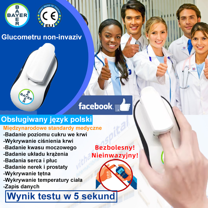 Nowy, precyzyjny, nieinwazyjny glukometr Bayer 2024