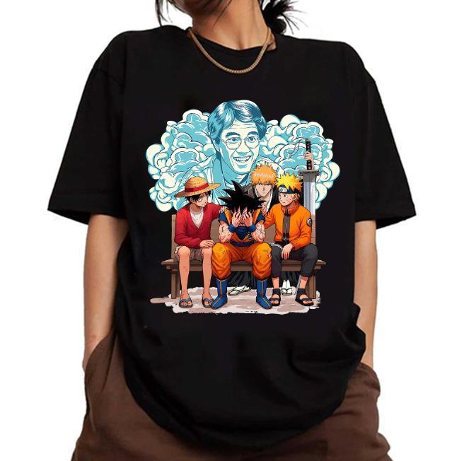 Unisex Goku Don't Cry Dragon Ball Anime Printed Oversized T-shirts