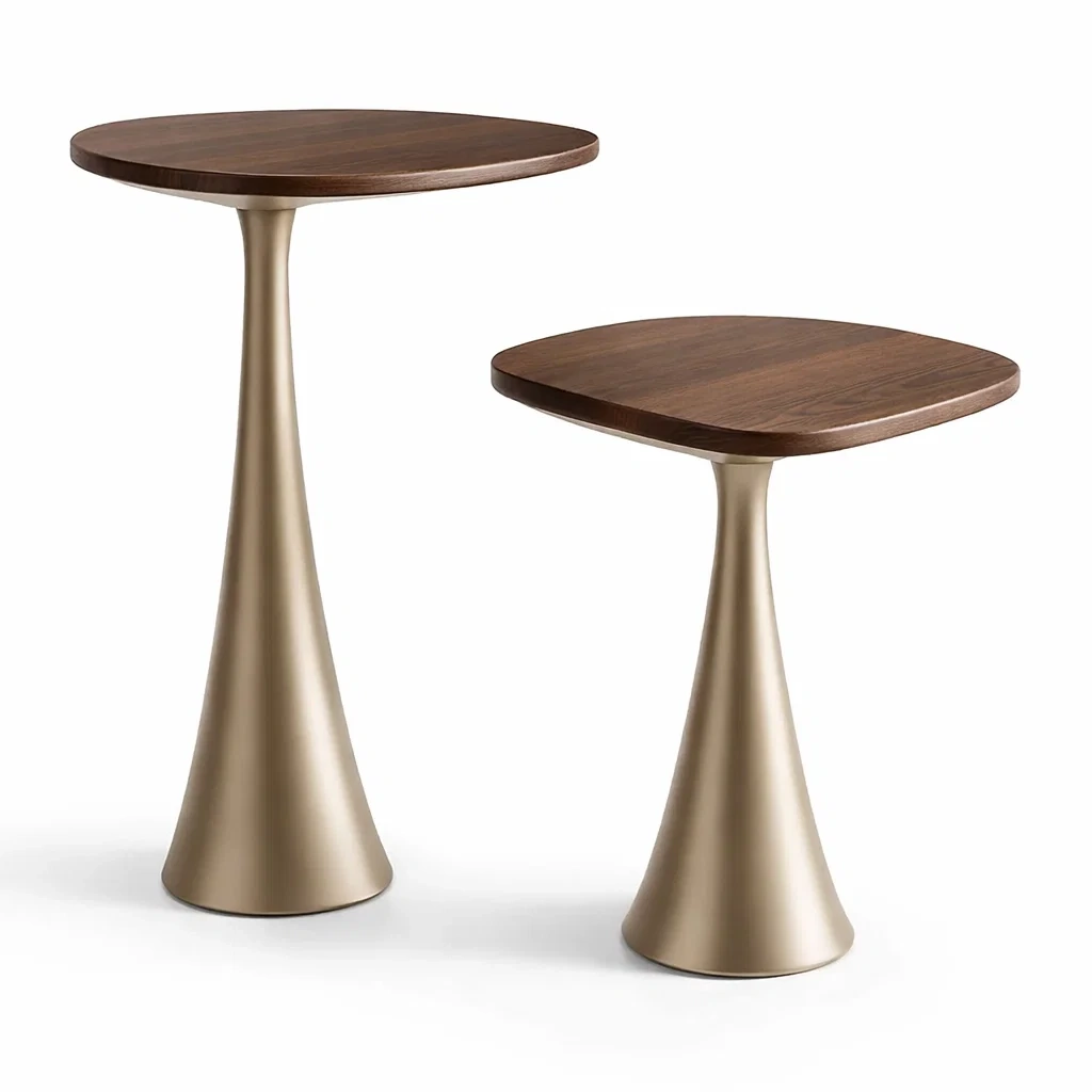 Tables d appoint modernes avec pied central-OrbitalOak