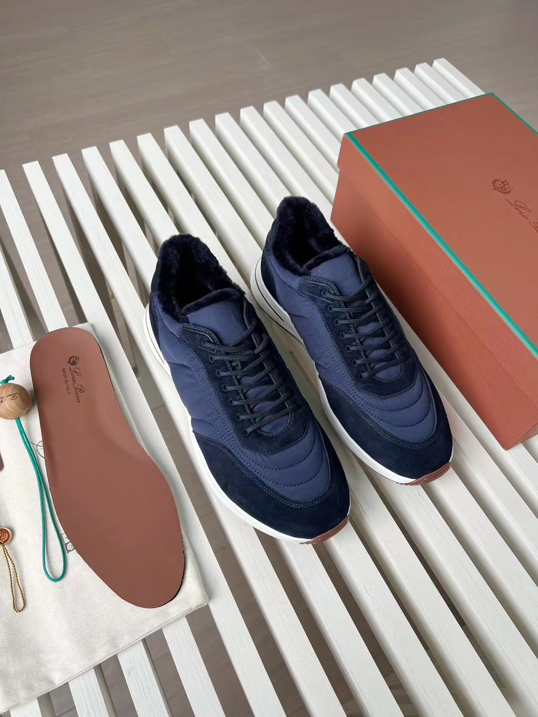 Loro Piana Week End Walk Low-top Comfortable and casual Men's Shoes 运动