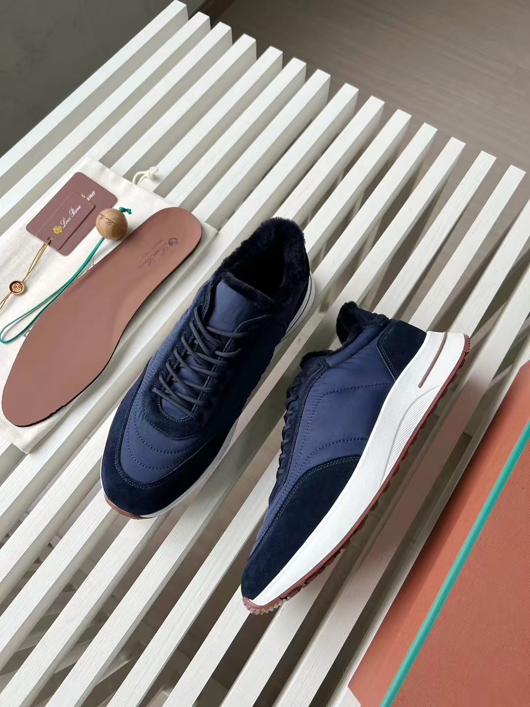 Loro Piana Week End Walk Low-top Comfortable and casual Men's Shoes 运动鞋 波鞋  LP012-81M