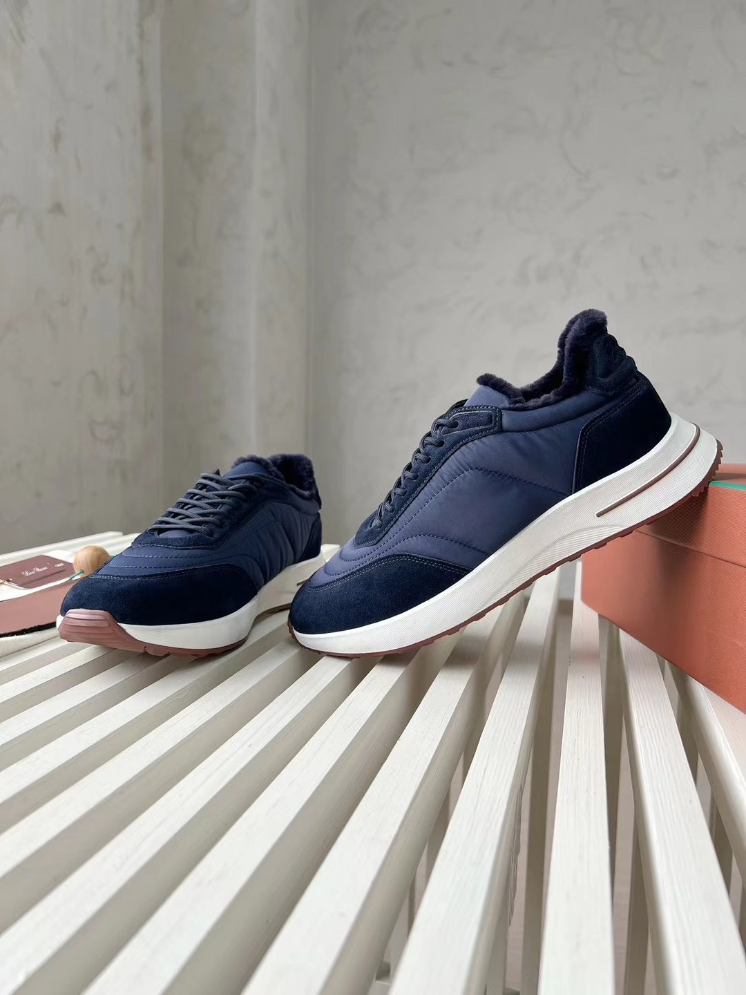 Loro Piana Week End Walk Low-top Comfortable and casual Men's Shoes 运动鞋 波鞋  LP012-81M