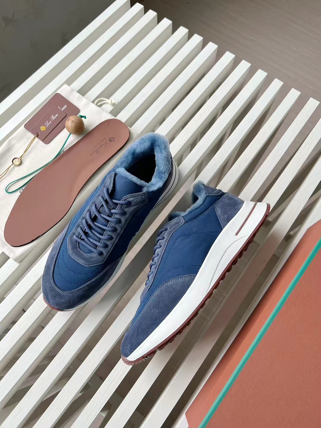 Loro Piana Week End Walk Low-top Comfortable and casual Men's Shoes 运动鞋 波鞋  LP012-81M