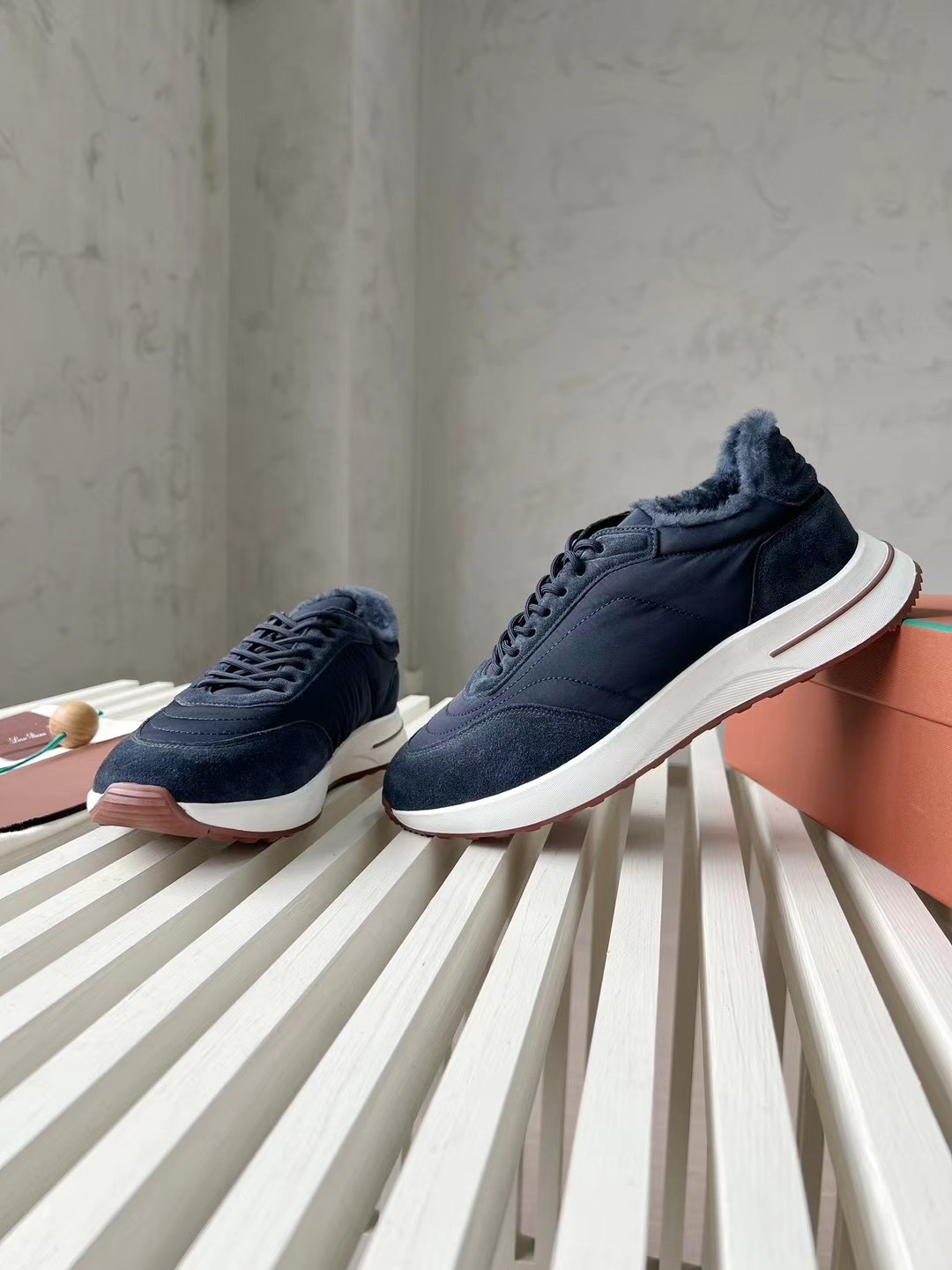 Loro Piana Week End Walk Low-top Comfortable and casual Men's Shoes 运动鞋 波鞋  LP012-81M