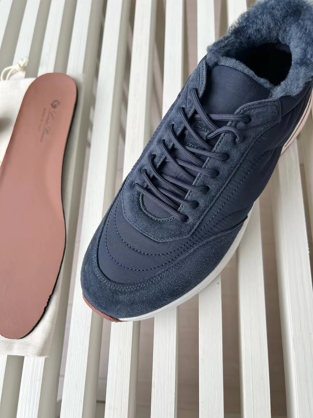 Loro Piana Week End Walk Low-top Comfortable and casual Men's Shoes 运动鞋 波鞋  LP012-81M