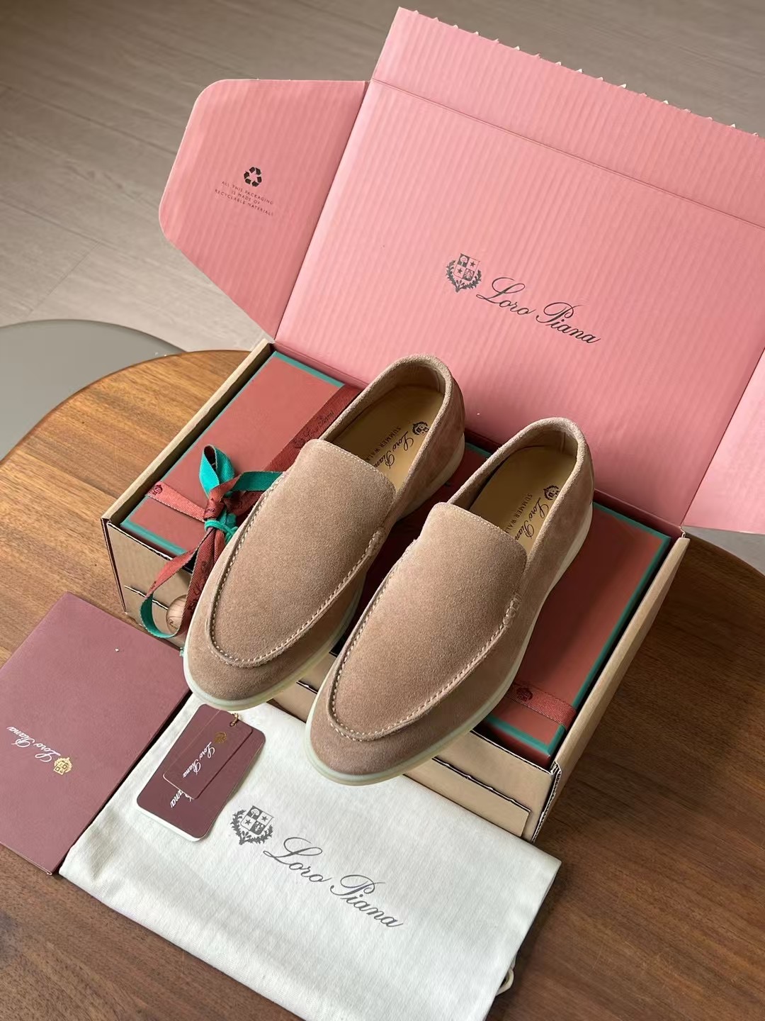 Loro Piana Summer Walk End Walk Low-top Comfortable and casual Men's Shoes麂皮 一脚蹬 运动鞋 波鞋  FAE8124H755