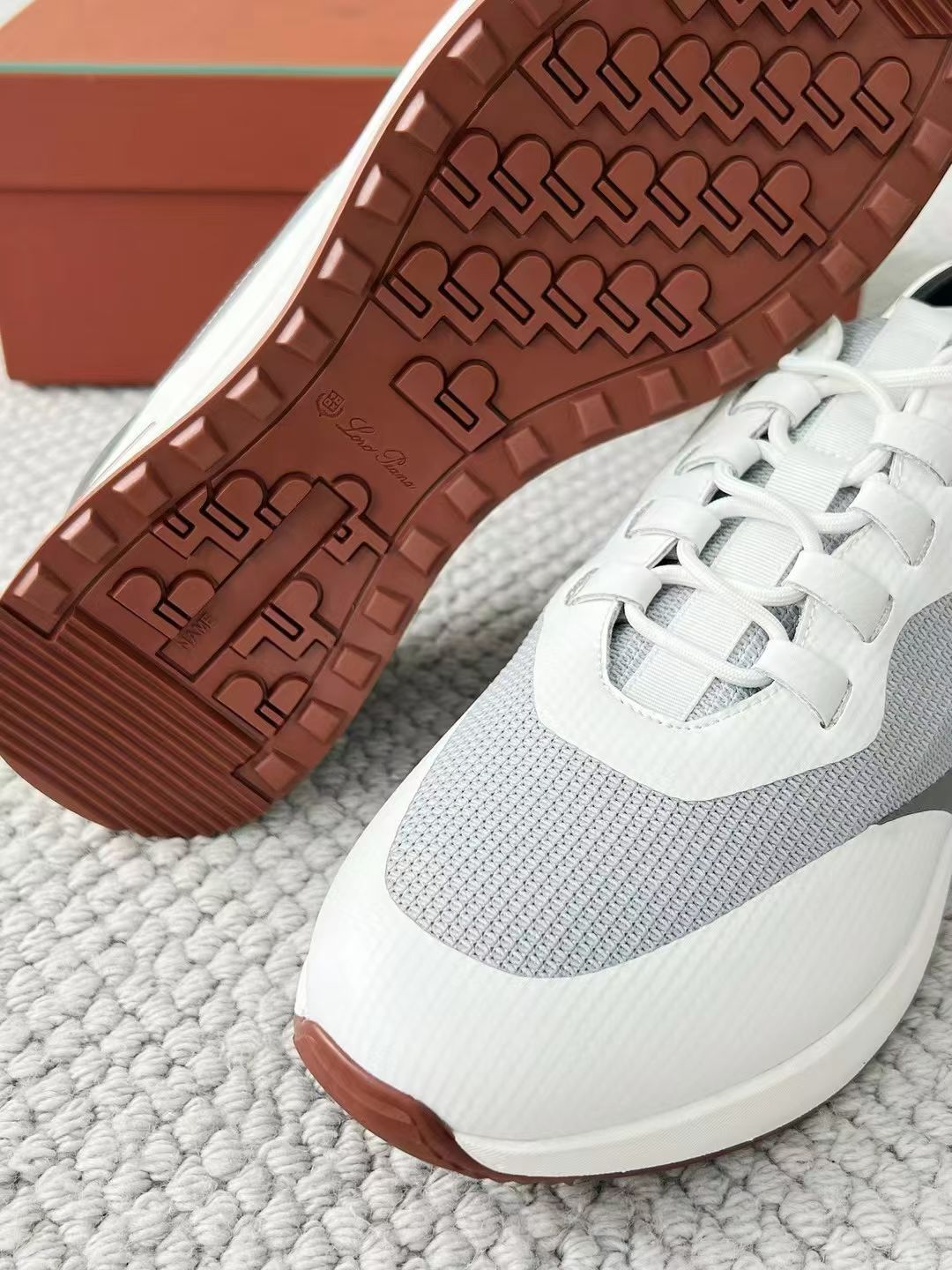 LP Loro Piana Week End Walk  Low-top Comfortable and casual Men's Shoes  Bullshit 运动鞋 波鞋  FAR1331_F8CB