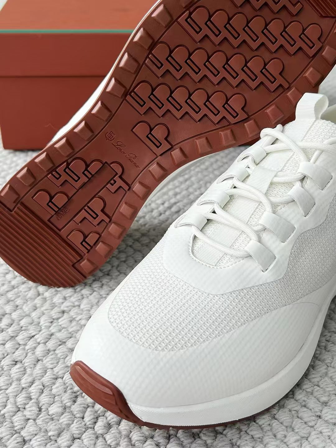 LP Loro Piana Week End Walk  Low-top Comfortable and casual Men's Shoes  Bullshit 运动鞋 波鞋  FAR1331_F8CB